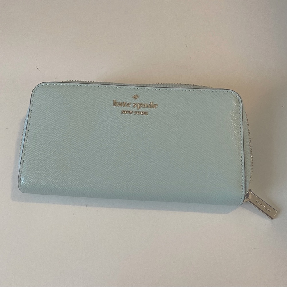 Kate Spade Marlee Large Continental Wallet- Crystal Blue
